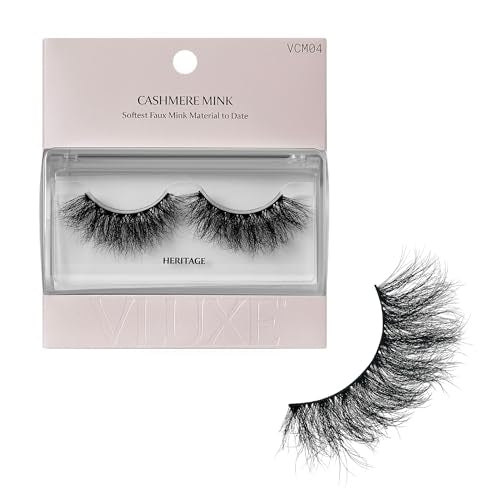 VLuxe Cashmere Mink Eyelashes - Soft Faux Mink Strip Lash