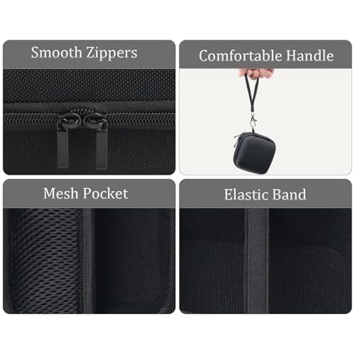 Hard Protective Travel Case Compatible with Men's Balder Boss with Mesh Pocket for Travel, Travel Storage Bag Compaitble with RMton Balder Pro Head Shaver XR7120/XR7000