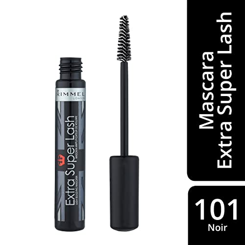 Rimmel Extra Super Lash Mascara, Black, 0.27 Fluid Ounce (Pack of 2)
