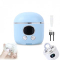 Electric Nail Clipper 3 in 1 Automatic Nail Trimmer with Magnetic Cover USB Rechargeable Polishing Tool with Magnifying Glass for Adults Kids Seniors (Blue)