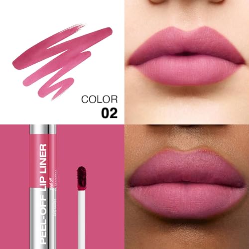 FeiCuiYun Peel-Off Matte Lip Stain - Long Lasting Purplish-Red