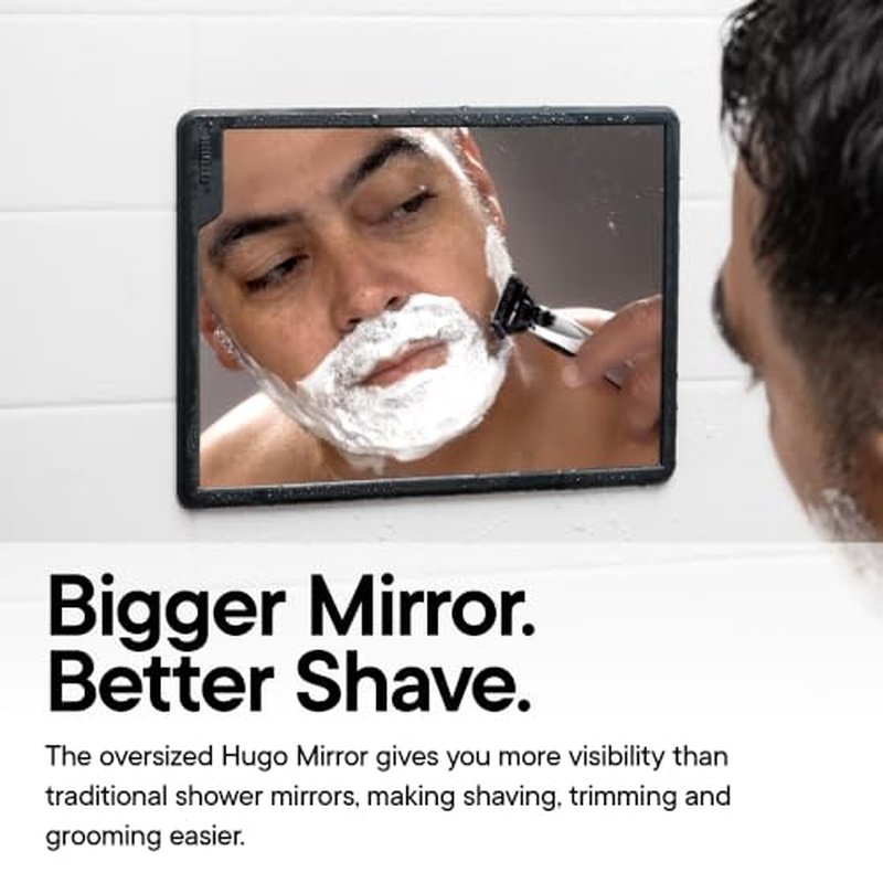 TOOLETRIES Hugo Maxi Large Fog-Reducing Shower Mirror