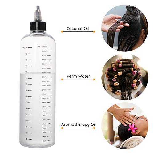 Segbeauty Hair Dye Bottle 16.9oz Twist-On Cap Applicator