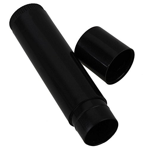 25Pcs 5ML Empty Plastic Lip Balm Tubes - Black Containers