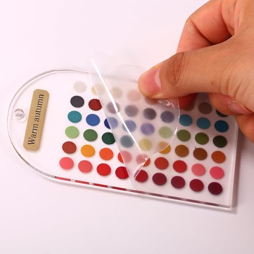 Seasonal Color Selection Cards 6 Pack with Bead Chains