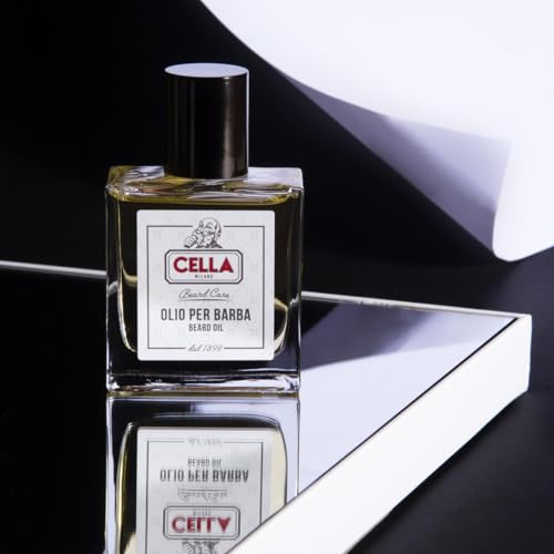 Cella Milano Beard Oil, 50 ml., Made in Italy, Shines, Conditions and Tames your Beard and Mustache.