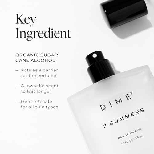DIME 7 Summers Perfume for Women - Sweet Floral Eau de Toilette 1.7 oz