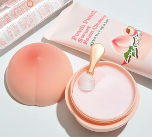 TONYMOLY Peach Punch Sherbet Cleansing Balm, 6.1 oz (Pack of 1)