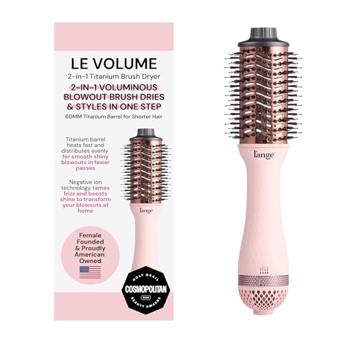 L'ANGE HAIR Le Volume 2-in-1 Blow Dryer Brush | 60mm Oval Barrel