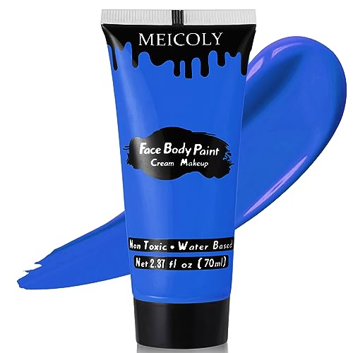 MEICOLY Royal Blue Face Paint 2.37oz Water Based