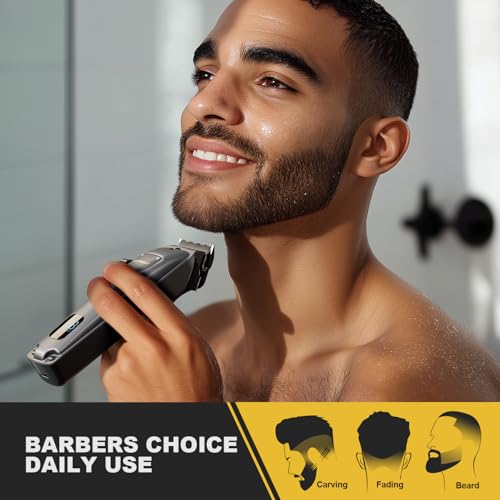 SUPRENT Cordless Hair Clippers for Men - USB-C Rechargeable Trimmer Kit