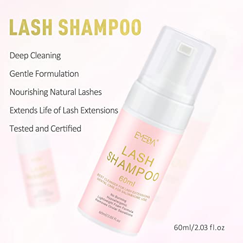 EMEDA Lash Extension Shampoo 60ml - Gentle Cleanser Kit