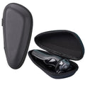 2 Pack Electric Shaver Case EVA Hard Travel Box Storage Organizer Protective Carrying Bag for Philips Norelco Braun Series Men's Razor Trimmer Rechargeable Shavers