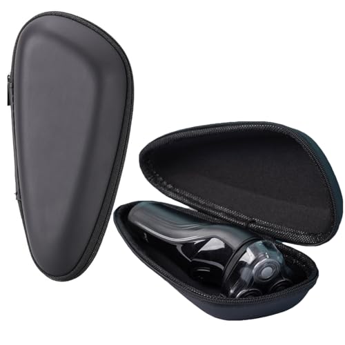 2 Pack Electric Shaver Case EVA Hard Travel Box Storage Organizer Protective Carrying Bag for Philips Norelco Braun Series Men's Razor Trimmer Rechargeable Shavers