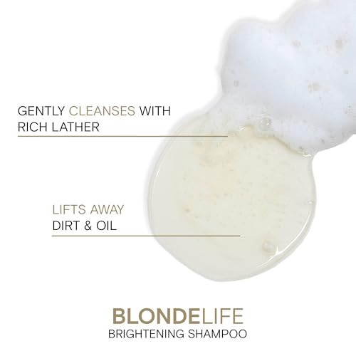 Joico Blonde Life Brightening Shampoo and Conditioner | For Blonde Hair | Add Softness & Smoothness | Sulfate Free | With Monoi & Tamanu Oil