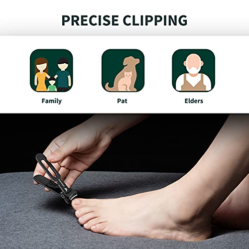 Oversized Toenail Clippers with 16mm Wide Jaw & Nail File