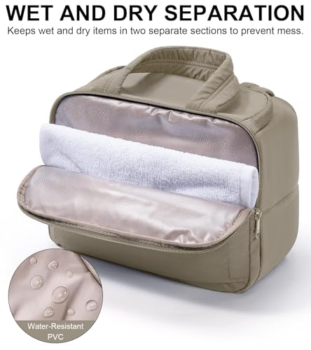 Bagstellar Large Quilted Travel Toiletry Bag for Women
