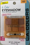 L.A. Colors 6-Color Eyeshadow Palette | Metallic Lucky