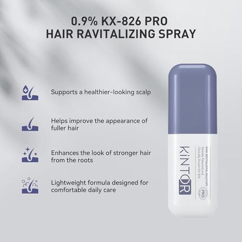 KINTOR Hair Growth Spray for Men - DHT Blocker & Oil Control, 60ml