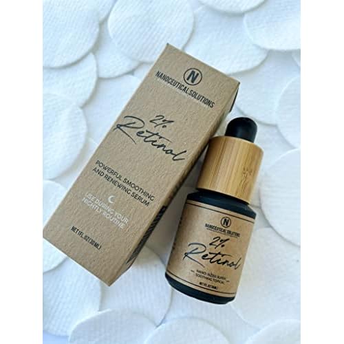 NANO RETINOL 2% collagen-boosting, wrinkle-reducing, potent hydrating serum, penetrates deep into skin leaving youthful looking complexion, Cruelty-free, Paraben-free, Dye-free, Vegan-friendly. 30ml.