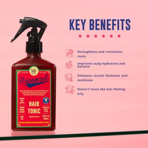 Lola From Rio Hair Tonic Spray for Women - Hair Strengthening & Thickening Treatment - 8.45 fl oz
