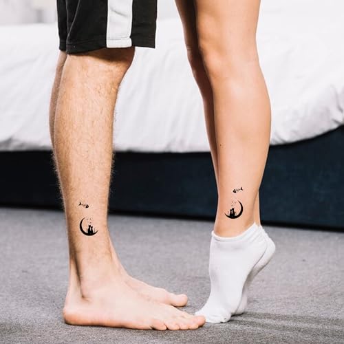 30 Cat Temporary Tattoos Waterproof Stickers for Body