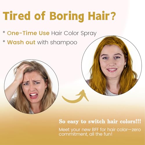 Temporary Hair Color Spray - Instant Washable Blonde #1