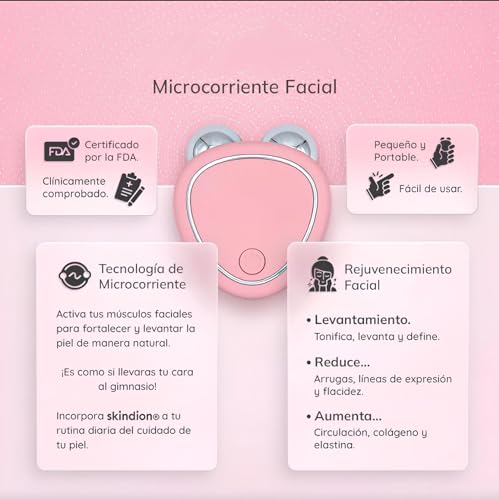 Microcurrent Face Sculpting Massager with Double Roller