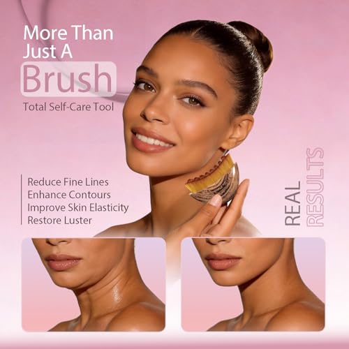 Lymphatic Contour Face Brush for Jawline & Sculpting