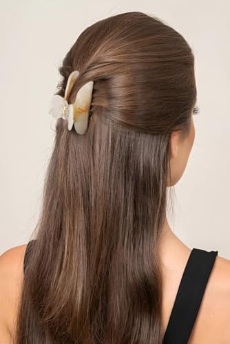 Letter S Initial Hair Clip - Large Claw Clips for Thick Hair