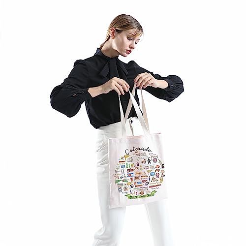 Colorado Welcome Tote Bag - Travel Gift with Colorado Design