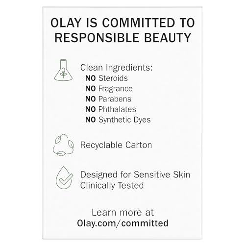 Olay Sensitive Eczema Therapy Face Moisturizer Skin Relief Cream, 1.7 fl oz Fragrance-Free Skin Care Treatment with Colloidal Oatmeal