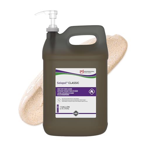 SC Johnson Professional Solopol Classic, Solvent-free Heavy Duty Hand Cleaner, 1 Gallon Pump Bottle, for Professional Use Only