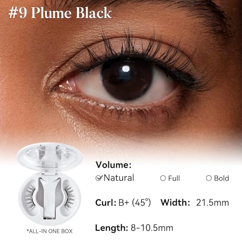 WOSADO Magnetic Eyelashes V9 Plume with Applicator Kit