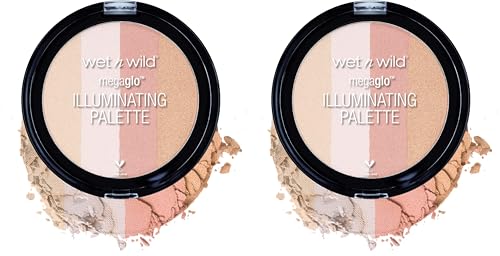 Wet n Wild MegaGlo Illuminating Blush Palette, Catwalk Pink (Pack of 2)