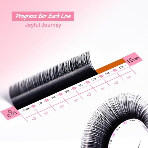 Classic Lash Extensions 0.05mm CC Cashmere 8-16mm