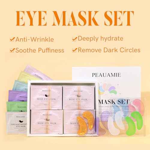 Under Eye Patches with Collagen and Hyaluronic Acid Eye Mask for Wrinkle,Dark Circles,Face Mask Skin Care Products 24 Pairs