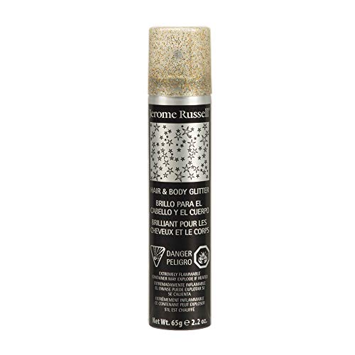 Jerome Russell Glitter Spray for Hair & Body, 2.2 oz