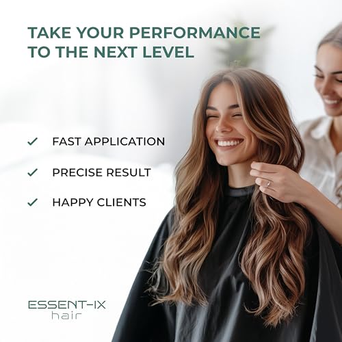 Professional Keratin Fusion Tool for Hair Extensions ? Slim Long Heating Plates, Adjustable Temperature, Rapid Heat-UP, Seamless Fusion, Root Access, Salon-Quality Keratin Glue Gun (Black)