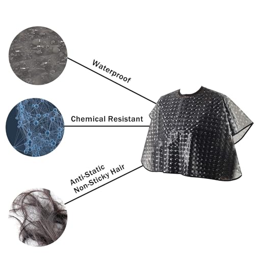Waterproof Hair Dye Cape for Salon & Home Use