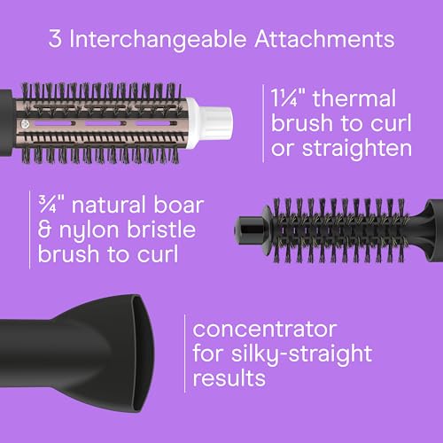 Conair 3-in-1 Hot Air Brush with Ceramic, 1000W