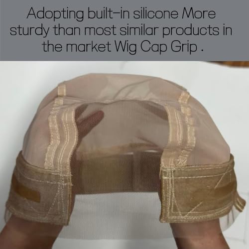 Silicone Wig Cap with Grip Band - Lace Front M/L