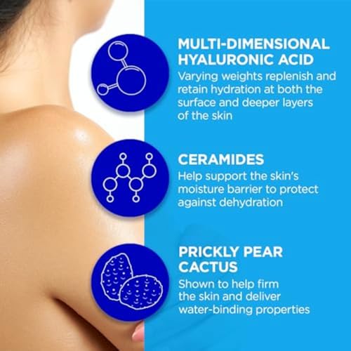 Andalou Naturals Body Lotion, Deep Hydration Lotion for Dry Skin, Ultra-Nourishing Skin Care with Hyaluronic Acid & Ceramides, Body Cream for Softer, More Supple & Glowing Skin, 8 fl oz