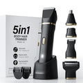 Electric Razors for Women, Valentines Day Gifts 5-in-1 Wet/Dry Bikini Trimmer with USB Charge Dock, Deluxe Facial Hair Removal, Wet/Dry Body Shaver for Nose Eyebrows Beard Underarm Leg Arm (Black)