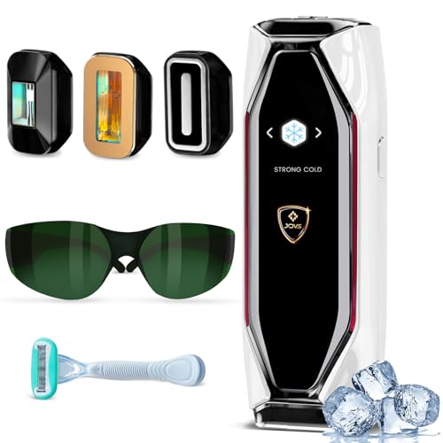 JOVS Laser Hair Removal Device White - Painless IPL Skin Rejuvenation & Body Care
