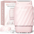 4-in-1 Electric Razor for Women, Bikini Trimmer & Facial Hair Remover, Rechargeable Cordless Dual-Head Shaver, IPX7 Waterproof, Painless & Hypoallergenic for Sensitive Areas, Pink