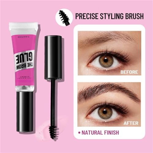 Transparent Eyebrow Gel Set - 16-Hour Waterproof Brow Glue