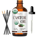 BodyJ4You Organic Castor Oil 4oz with Lash & Brow Kit