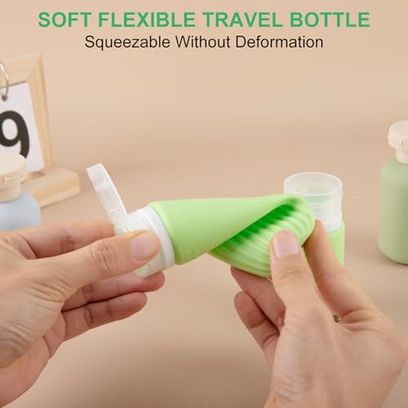 25-Pack Travel Toiletry Bottles Set - TSA Approved Leak-Proof Kit