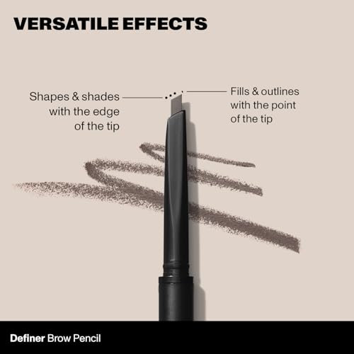 Morphe Definer Dual-Ended Brow Pencil & Spoolie - Light Blonde Cool Tones